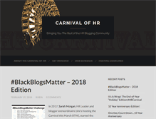 Tablet Screenshot of carnivalofhr.com